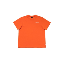 245TS005U 오렌지 공용 로고 자수 톤온톤 반팔 티셔츠