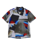 디스이즈네버댓(THISISNEVERTHAT) Torn Rayon S/S Shirt Multi