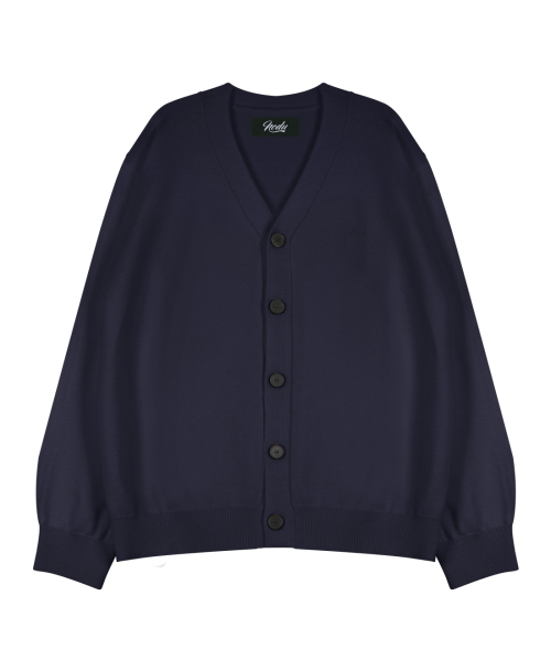 Мягкий кардиган с V-вырезом [Navy]