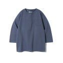 비범스(BEBUMS) 실켓 코튼 3/4 티셔츠 라이트 블루