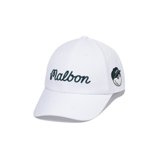 말본 골프(MALBON GOLF) 버킷 소프트 볼캡 WHITE