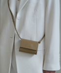 프롬웨얼(FROMWHERE) Leather Mini Bag Beige
