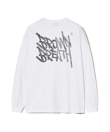 PAISLEY TAG LONGSLEEVE - WHITE