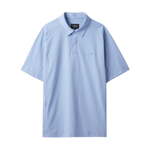 BUTTON collar T-рубашка - L/синий (P242MPL222)
