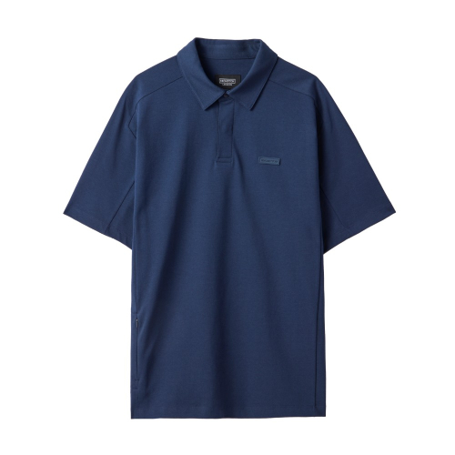 BUTTON collar T-рубашка - NAVY (P242MPL222)