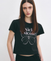 BUTTERFLY SIGNATURE CROP TOP_BLACK PINK