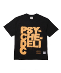 스티그마(STIGMA) Psychedelic Oversized Short Sleeves T-Shirts Black