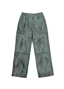 WASHED SHELL PANTS GREEN