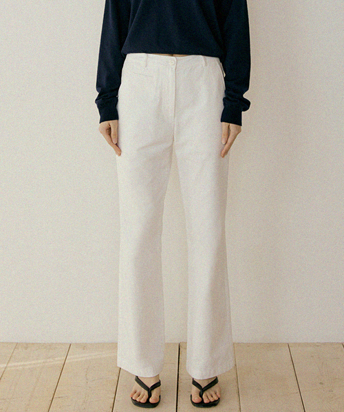 button classic cotton брюки-ivory