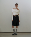 프롬웨얼(FROMWHERE) Two-Way Off Shoulder Sweater Ivory