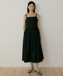 링서울(LINGSEOUL) bustier shirring dress-black