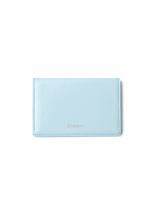 CRINKLE SOFT CARD CASE - CANDY BLUE
