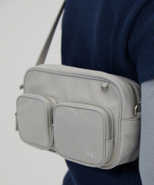 Nylon pocket bag Grey