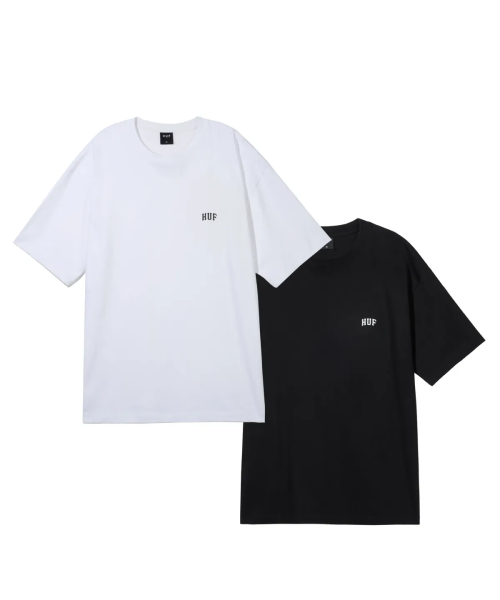 허프(HUF) [2PACK]SMALL ARCH LOGO TEE - 사이즈 & 후기 | 무신사