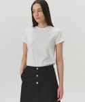 르바(LEVAR) Stable Cotton T-shirt - White