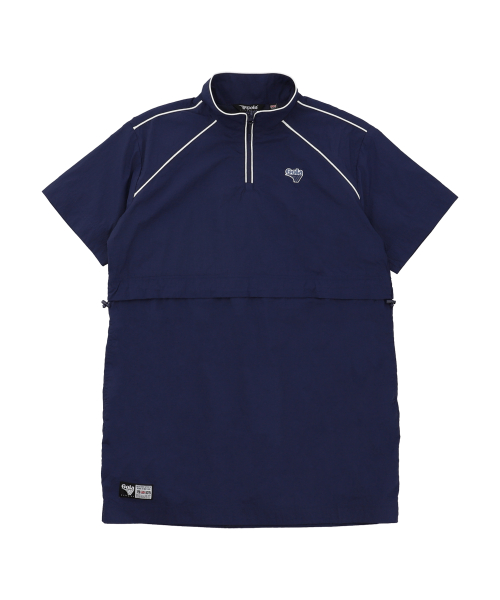 W PIPING LINE ONEPIECE [NAVY]