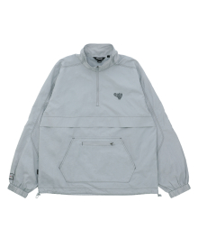 LINE STITCH POINT ANORACK [LIGHT GRAY]