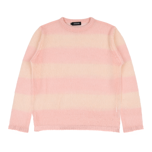 Striped Mesh knit (Baby розовый/Peach)