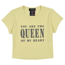 Queen Lyrics T-shirt (New Crop Ver.) (Light Mustard)