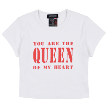 Queen Lyrics T-shirt (New Crop Ver.) (White)