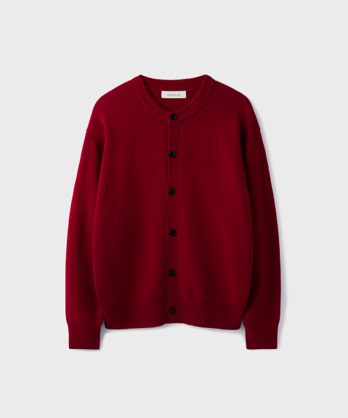 SOLID CROP CARDIGAN [красный]