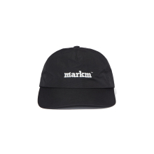 BASIC LOGO NYLON BALL CAP-BLACK