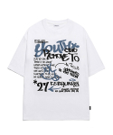 오드스튜디오(ODDSTUDIO) 유스 그래피티 그래픽 오버핏 티셔츠 - WHITE
