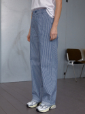 브렌다브렌든 서울(BRENDA BRENDEN SEOUL) stripe work pants - navy