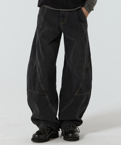TWIST denim брюки (WASHED GRAY)
