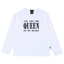 Queen Lyrics L/S (White)