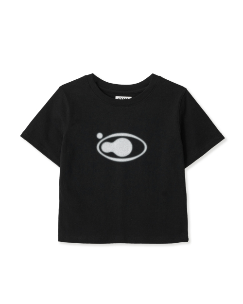 에이이에이이(AEAE) NEW SYMBOL CROP T-SHIRTS [BLACK] - 사이즈