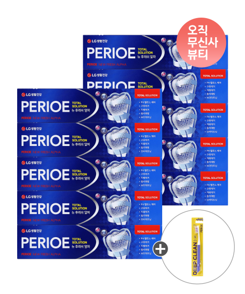 페리오 뉴후레쉬 알파 170g x 10pack+추가증정