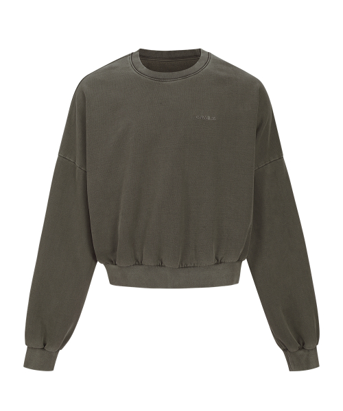 그레일즈(GRAILZ) ERBE OVERSIZED SWEATSHIRTS [BROWN] - 사이즈