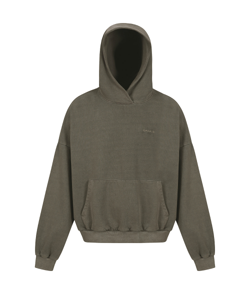 【GRAILZ】24SS ERBE OVERSIZED ZIP HOODIE [BROWN] GRAILZ】24SS ERBE OVERSIZED ZIP HOODIE [BROWN] (GRAILZ