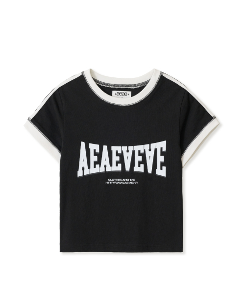 AEAE★韓国★人気★BOXER LOGO CROP T-SHIRTS 3色 AEAE☆韓国☆人気☆BOXER LOGO CROP T-SHIRTS 3色