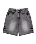 예스아이씨(YESEYESEE) Basal 5 Pockets Denim Shorts Light Grey