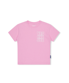 C-Logo Kids Tee Pink