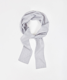 Jacquard Woven Scarf - Light Grey