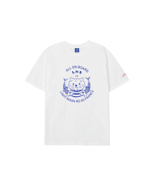 프렌치 마린 아트웍 티셔츠 WHITE
