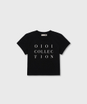 오아이오아이컬렉션(OIOICOLLECTION) 데일리 로고 티셔츠 블랙