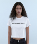 오아이오아이컬렉션(OIOICOLLECTION) 에센셜 로고 우먼즈 티셔츠 화이트