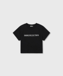 오아이오아이컬렉션(OIOICOLLECTION) 에센셜 로고 우먼즈 티셔츠 블랙