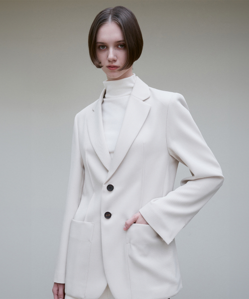 TWILL BLAZER Пиджак CREAM