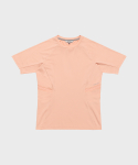 머렐(MERRELL) [WOMEN] 트레일 메쉬패치 반팔 티셔츠 LIGHT ORANGE