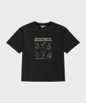 머렐(MERRELL) [WOMEN] 라이프 플라워그래픽 반팔 티셔츠 BLACK