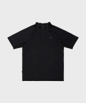 머렐(MERRELL) [MEN] 하이크 매쉬패치 반집 반팔 티셔츠 BLACK