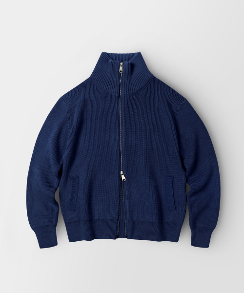 Укороченный кардиган на молнии Reverse - Navy