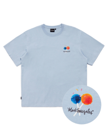 CANDY GRAPHIC T-SHIRT - L/BLUE