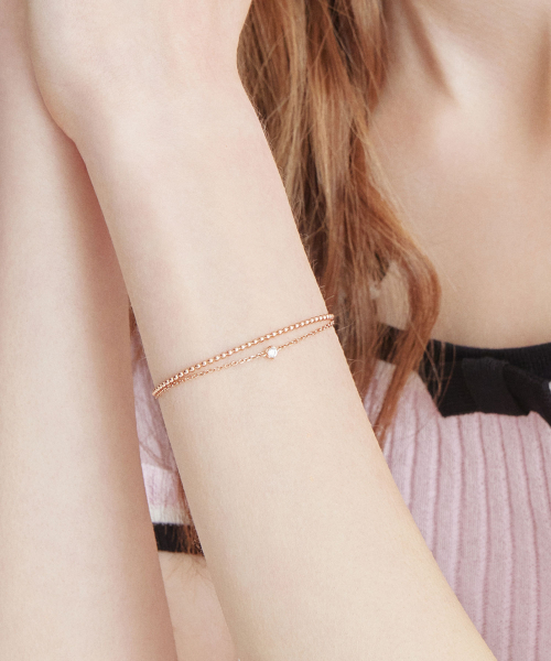 제이에스티나() LALA J 볼체인 팔찌 (JJLJBQ4BS362SR7S0) 상품 이미지