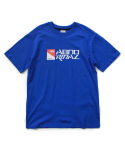 앱놀머씽(ABNORMALTHING) 심볼릭 플래그 티셔츠 블루 (SYMBOLIC FLAG T-SHIRT BLUE)